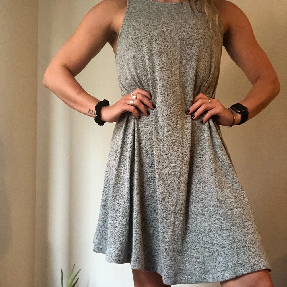 NWOT grey dress